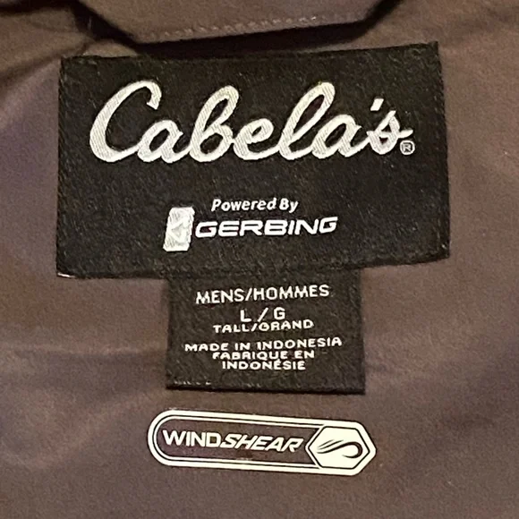 Cabela’s Heated Vest – Gerbing Powered – Mens L Tall - Picture 3 of 4